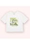 Baby Boy Printed Short Sleeve T-Shirt 0-5 Years Ecru