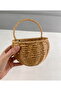 Rattan Flower Holder Door Wall Balcony Basket Small Size - 2