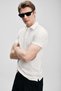 111040241 Jaxon Hi-Tech Seamless Polo Neck T-Shirt Men's T-Shirt White - 5