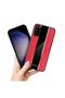 Samsung Galaxy S20 Fe Compatible Case Premium Leather Case Red - 3