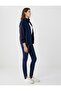 Navy Blue Slim Fit Regular Waist Knitted Leggings - 3