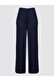 Relaxed Fit High Waist Wide Leg Patterned Satin Pants - 6