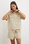 Boxy Fit Short Sleeve Loose Shirt - 3