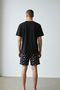 Men's Cotton Printed Pajama Set with Pockets and Shorts - 5
