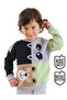 Raccoon and Bear Boy Colorful Sweatshirt