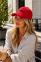 New York Embroidered Red Unisex Baseball Cap – Adjustable Sports Cap - 2