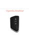 Volkswagen Golf Passat Caddy Key Case Black/Silver - 2