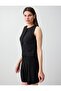 Black 100% Linen Slim Fit Woven Vest - 3