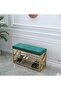 2-Tier Shoe Storage Bench with Seat,Mesh Shelves,Sturdy Metal Frame for Entryway,Hallway - 7