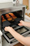 Silicone Oven Mitts Set of 2 |   Heat Insulation, Non-Slip Surface, Flexible and Easy to Clean - 2