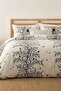 Orman Esintis Double - Elastic Sheet - Cotton Duvet Cover Set