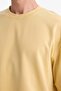 Breathable Loose Fit Crew Neck Short Sleeve Heavy Fabric Basic T-Shirt B4844Ax26Sp - 5
