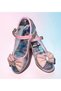 Sequined Pink Light-Up Dress Children's Evening Dress+ Pink Bubble Hairpiece + Pink High-Heeled Shoes Set Party - 5