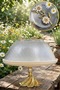 Daisy Detailed Footed Porcelain Cake Dish with Glass Lid - 5