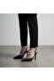 Alison Black Pearl Detailed Heeled Shoes - 6