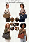 Canvas Strap Daily Use Shoulder and Hand Bag Tote Bag - Hard Fabric - 2