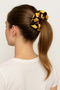 Harry Potter Licensed Hufflepuff Hair Tie – Yellow and Black Patterned Flexible Elastic Hair Accessory - 3