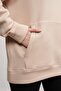 Mbey Oversize Cream Hoodie - Unisex - 5