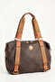 Miami Polo Clup Women's Large Size Suitcase Style Hand and Shoulder Bag