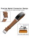 Leather Band Compatible with Fitbit Charge 6 / Charge 5 Smart Watch, Classic Genuine Leather Replacement Bands - 5