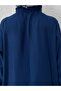 Ayçıl Ribbed Modal Dress-Na2407 Navy Blue - 5