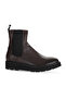 Brown Ppe Leather Men's Sports Boots 01Mr12800 - 2