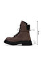 Mink Suede Women's Flat Boots 01Wf3400 - 3