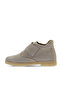 Beige Suede Women's Flat Boots 01Wt3312 - 4