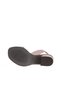 Dusty Rose Leather Women's Heeled Sandals 01Wa3502 - 5