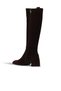 Brown Suede Women's Heeled Boots 33Wc14535 - 4