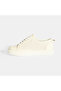Women's White Leather Lace-Up Sports Shoes - 3