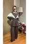 Fresh Premium Tncl Fabric Sporty Stylish Set with Contrast Trim and Zipper, Matching Hijab Set - 6