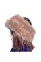Anatolia Handmade 100% Wool Curly Light Brown Fur Women's Real Leather Hat - 4