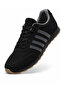 Men's Black Smoked Striped Casual Comfortable Soft Sole Comfortable Sneaker Sports Shoes