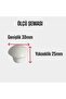 8Pcs White Mushroom Button Handle Furniture Drawer Cabinet Door Handle Metal Handle Accessories with Screw - 3