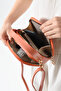 Tn-097 Women's Shoulder Bag Bag Si El Bag Si Crossbody Bag Orange - 4