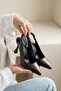 Rozalinda Brown (8 cm Heel) Pointed Front Daily Use Heeled Shoes - 3