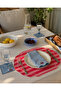 4 Piece Cherry Embroidered Tableware Set for 2 People (2 American Placemats 45X30 + 2 Napkins 30X30) |   Cherry Season - 2