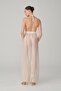 Vegan Silk Satin Six-Piece Bridal Dowry Set - Lx.26163 Ivory - 3