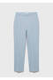 Straight-Cut Fabric Trousers - 3