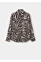 Patterned Straight Cut Shirt - 3