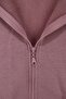 Girl's Plum Lacquer Written 3 Thread Hooded Cardigan - 4