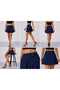 High Waist Pleated Skirt - 5