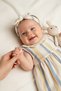 Baby Girl Striped Summer Dress with Bandana 3-18 Months