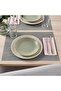 FÄRGKLAR Side plate, matt green, 20 cm - 4