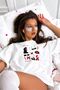 Love Yourself Printed 24/1 White 100% Cotton Oversize Tshirt