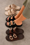 Hanım Seri Women's Cream Gold Double Buckle Stylish Daily Summer Slippers - 3