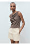 High-waisted straight-cut shorts - 6