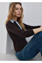 Combined Shirt Collar Sweater - 7