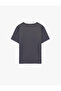 Regular Fit Short-Sleeved Crew Neck Cotton Printed T-Shirt - 4